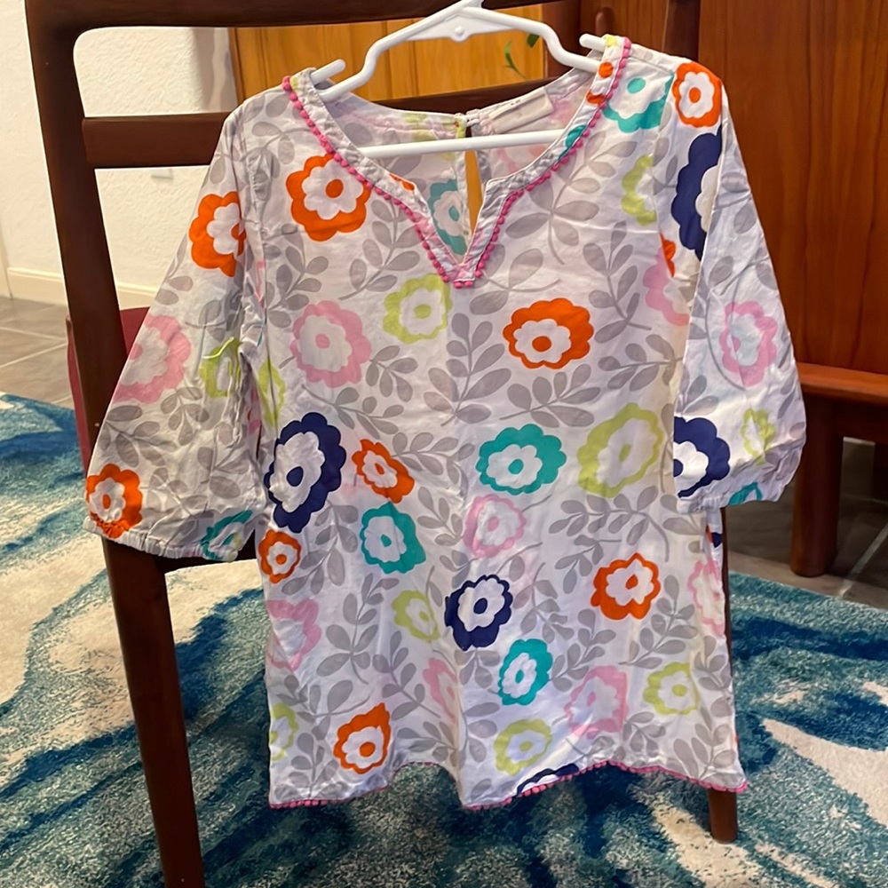 Mini Boden - Girls floral lightweight tunic - Size 4-5
